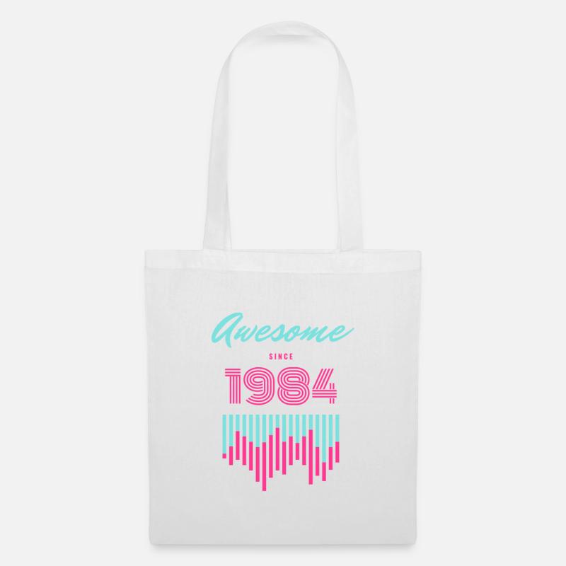 Genial seit 1984 - Stoffbeutel - Weiß
