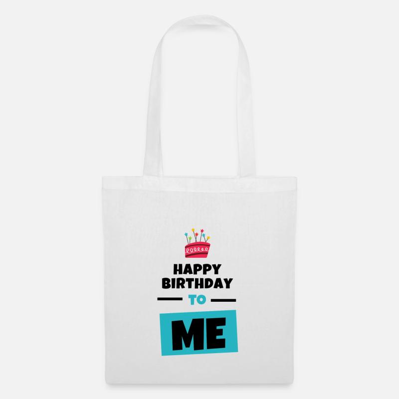 Birthday - Stoffbeutel - Weiß