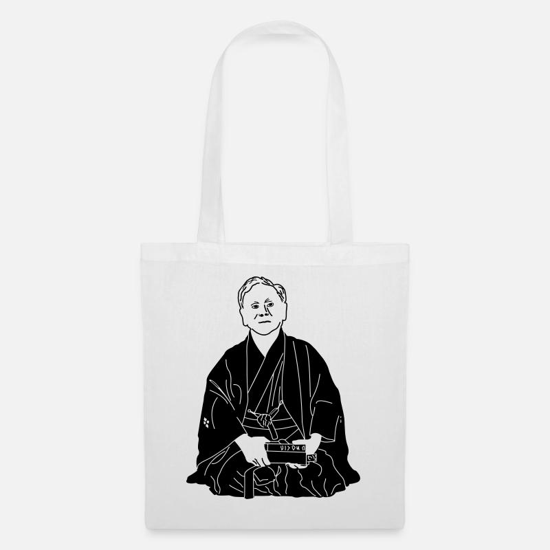 Gichin Funakoshi Shotokan Karate - Stoffbeutel - Weiß
