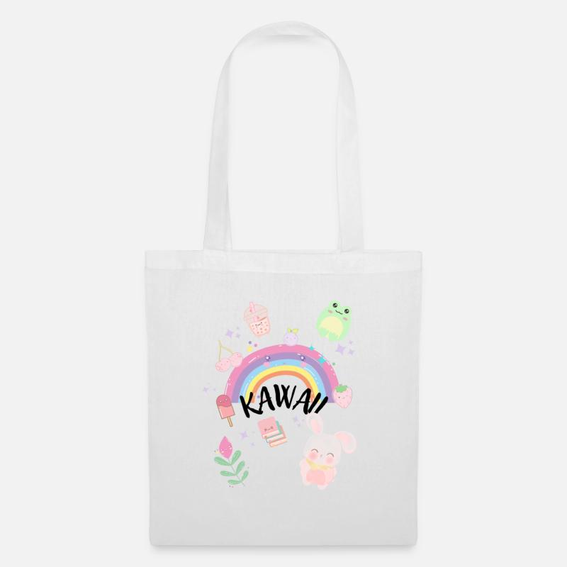 KAWAII Cluster - Stoffbeutel - Weiß