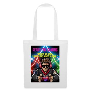 Gamer Ready for Gaming Neon Colors - Tote Bag - white - Front