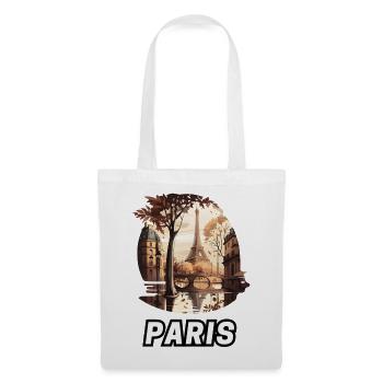 Paris - Sac en tissu - blanc - Devant