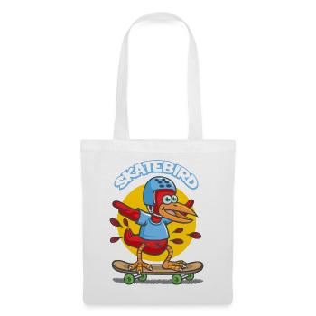 Skatebird - Sac en tissu - blanc - Devant