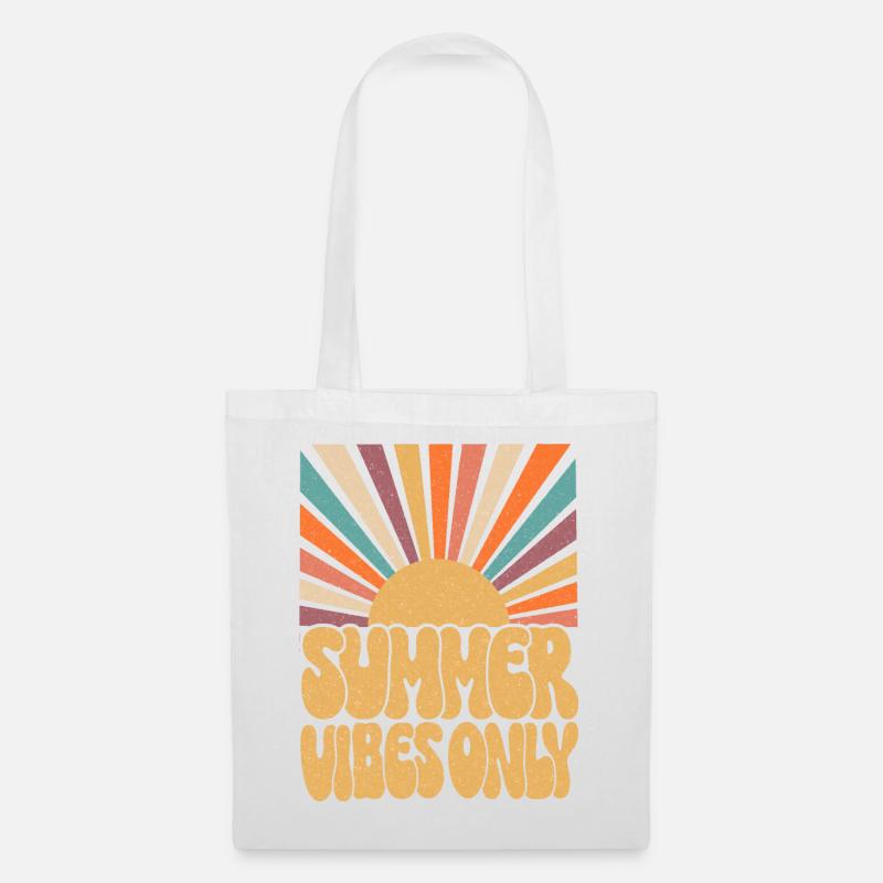 Nur Sommer-Vibes - Stoffbeutel - Weiß