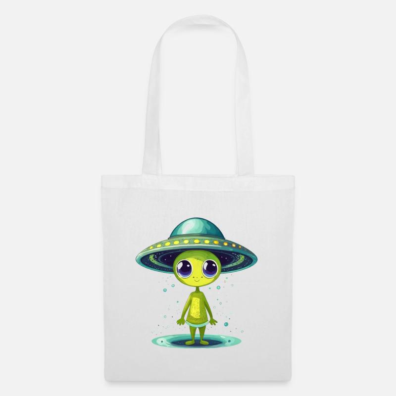 Alien - Stoffbeutel - Weiß