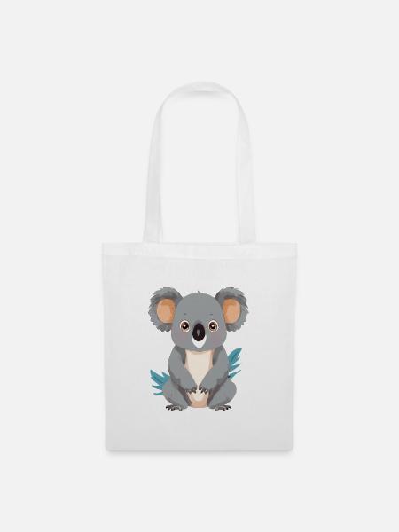Niedlicher Koalabär - Stoffbeutel - Weiß