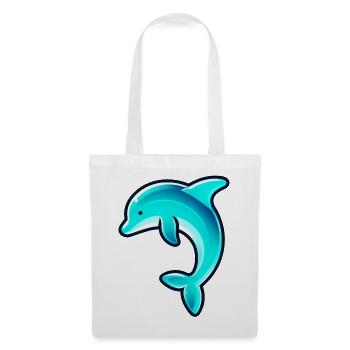 Delfin - Stoffbeutel - Weiß - Vorne