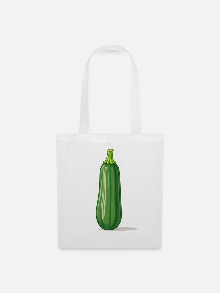 Zucchini - Stoffbeutel - Weiß