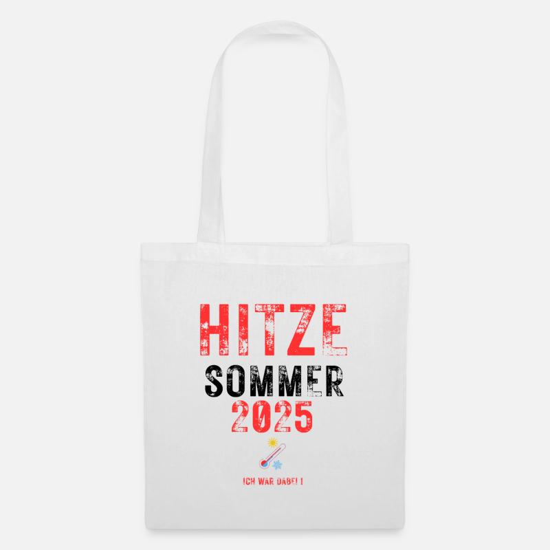 Hitzesommer 25 - Stoffbeutel - Weiß