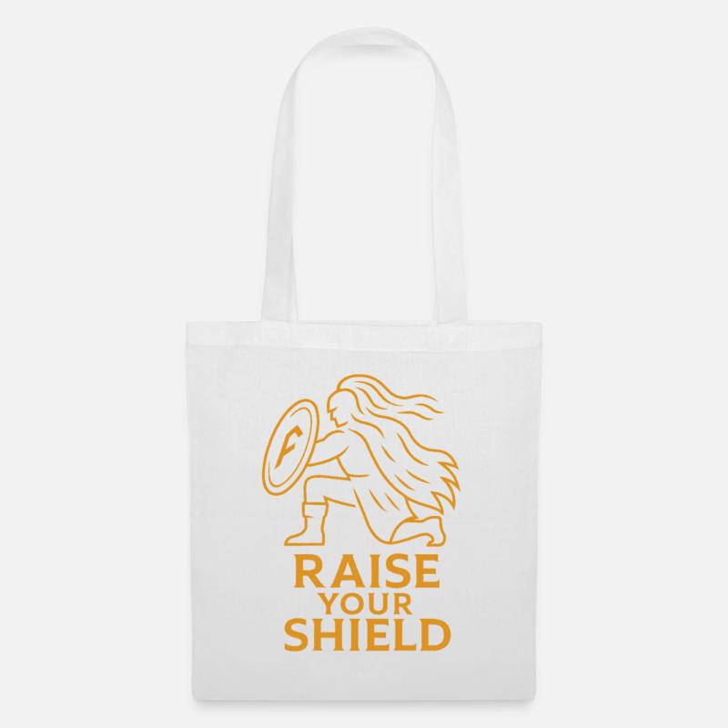 Empowered Shield Illustration - Tote Bag - white