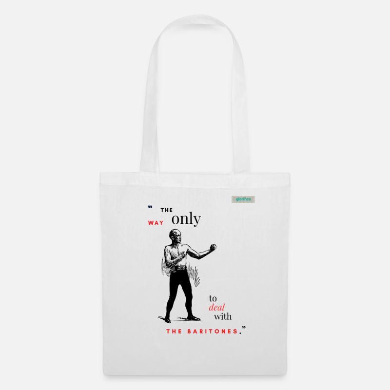 BARITONES PARODY design 001 - Tote Bag - white