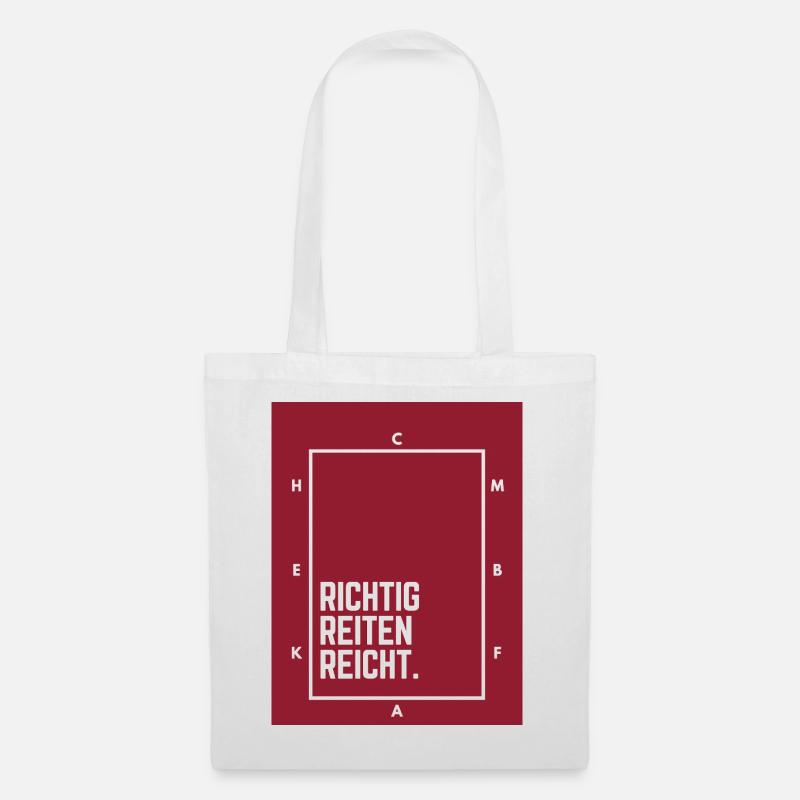 Riding properly is enough. - Tote Bag - white