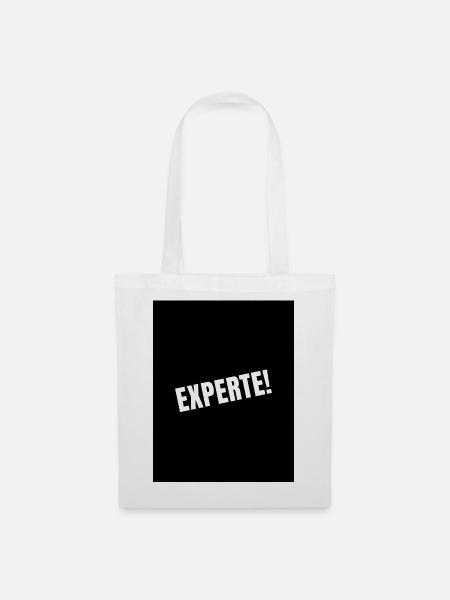 Experte! - Stoffbeutel - Weiß