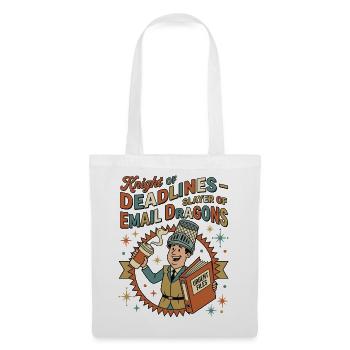 Knight of Deadlines - Tote Bag - white - Front
