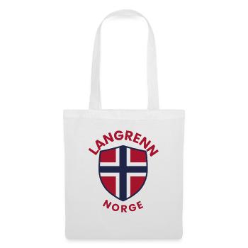 Cross-country skiing Norway emblem - Tote Bag - white - Front
