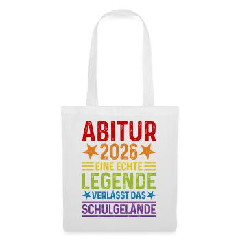 Abitur 2026: A legend leaves the school grounds - Tote Bag - white - Front