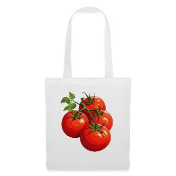 Tomates - Sac en tissu - blanc - Devant