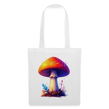 amanite tue-mouches - Sac en tissu - blanc - Devant