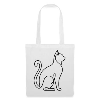 Minimalist chat online - Tote Bag - white - Front