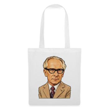 Erich Honecker Karikatur (freigestellt) - Stoffbeutel - Weiß - Vorne