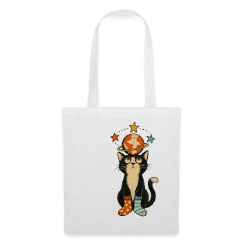 Planetary Cat - Tote Bag - white - Front