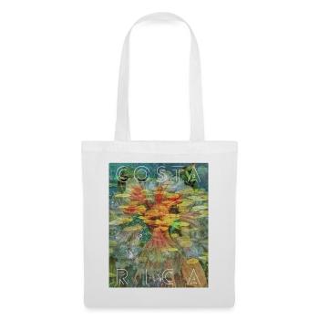 Costa Rica Tropical Leaves Collage - Tote Bag - white - Front