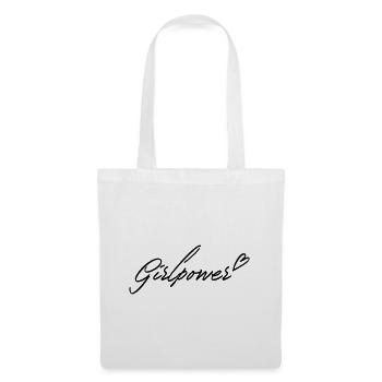Le pouvoir des filles - Sac en tissu - blanc - Devant