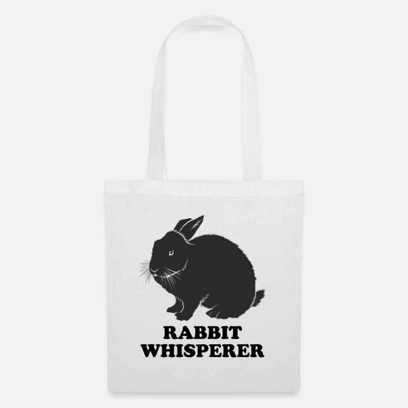 Rabbit Whisperer - Tote Bag - white