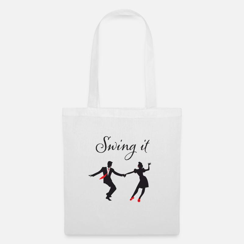 Swing Dancing Swing It - Sac en tissu - blanc