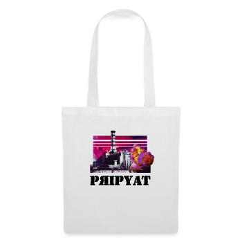 Tchernobyl TShirt 1986 Ville ukrainienne de Pripyat - Sac en tissu - blanc - Devant