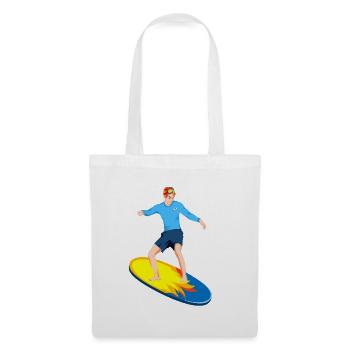 Surfers on the surfboard Surfing - Tote Bag - white - Front
