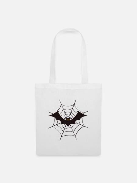 Fröhliches Halloween - Stoffbeutel - Weiß