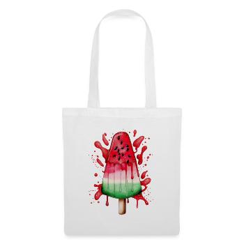 Watermelon Ice Wassermelone Eis - Stoffbeutel - Weiß - Vorne