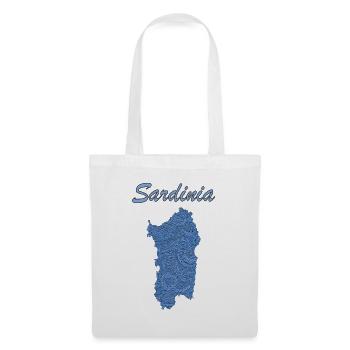Sardinien Insel Italien Sardinia Island Italy - Stoffbeutel - Weiß - Vorne