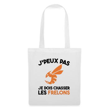Chasseur De Frelons Insecte J'peux Pas Humour - Sac en tissu - blanc - Devant