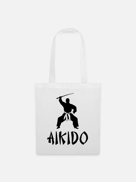 Aikido - Stoffbeutel - Weiß