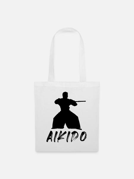 Aikido - Stoffbeutel - Weiß
