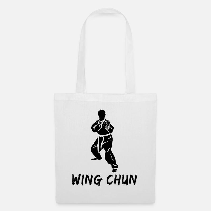 Wing Chun - Stoffbeutel - Weiß