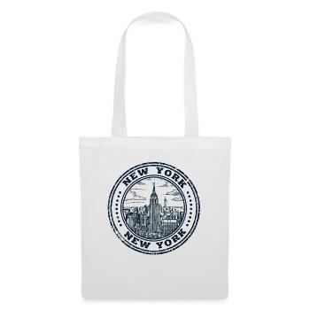 Skyline de New York, États-Unis - Sac en tissu - blanc - Devant