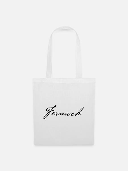 Fernweh - Stoffbeutel - Weiß