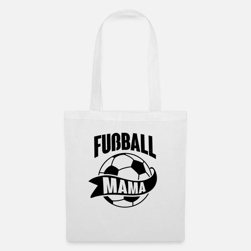 Fußball Mama - Stoffbeutel - Weiß