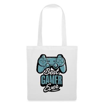 Gamer Gaming Geschenk - Stoffbeutel - Weiß - Vorne