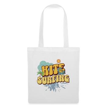 Kitesurf Kitesurfer Kiteboard - Sac en tissu - blanc - Devant