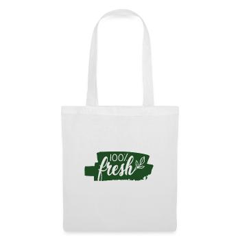 Idée de cadeau de végétarien végétarien - Sac en tissu - blanc - Devant