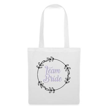 Team bride - Sac en tissu - blanc - Devant