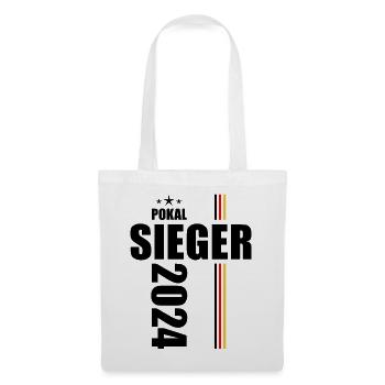 Pokalsieger 2024 - Stoffbeutel - Weiß - Vorne