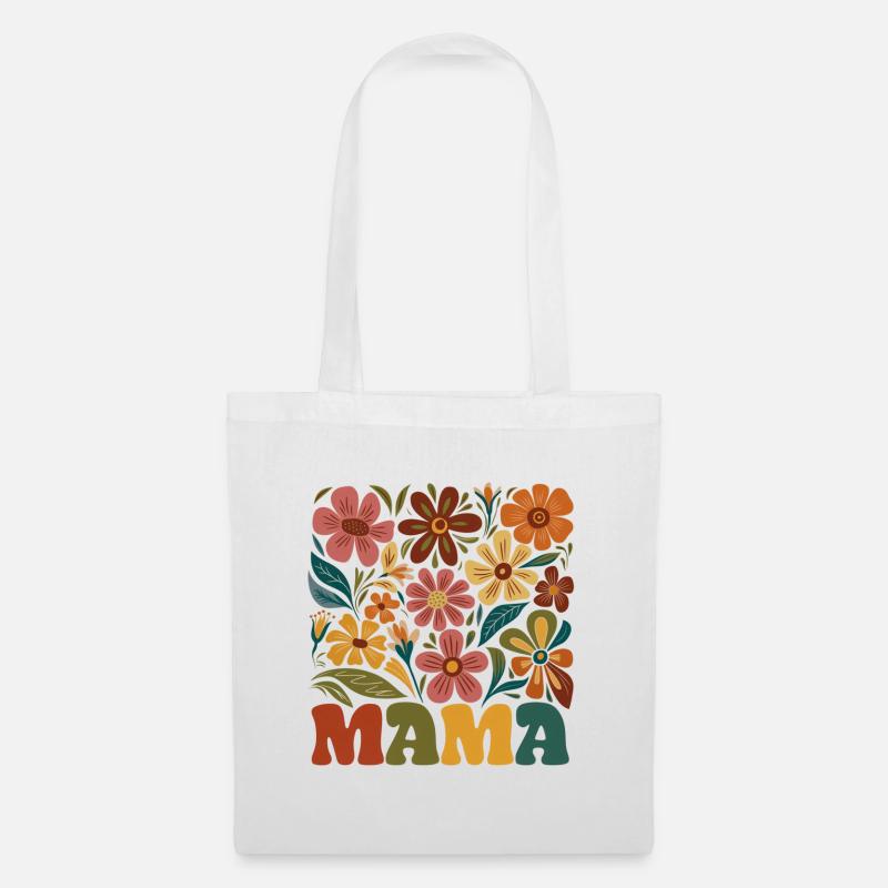 Mama - Stoffbeutel - Weiß