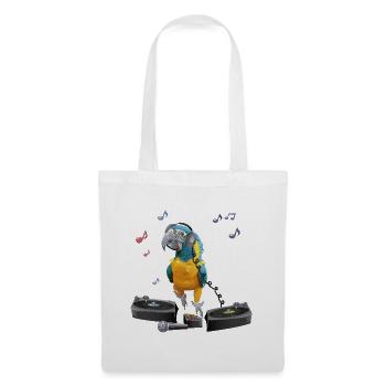blue-bearded macaw - Tote Bag - white - Front