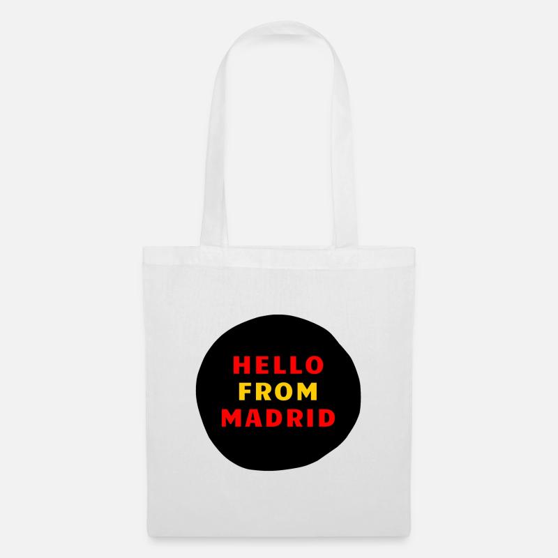 Madrid - Hallo aus Madrid - Stoffbeutel - Weiß