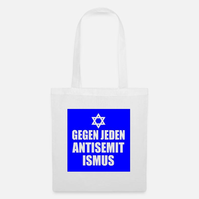 Gegen jeden antisemitismus - Stoffbeutel - Weiß